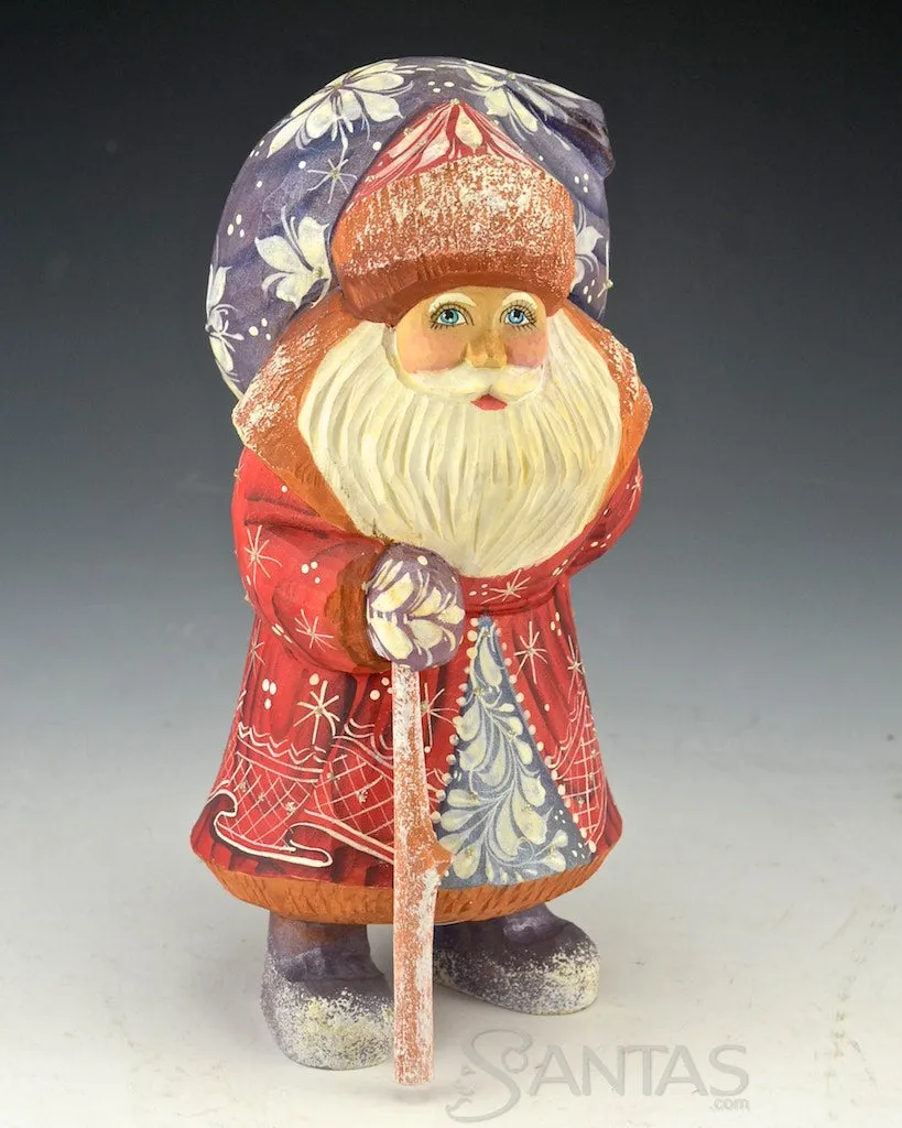 7 inch Heavy Load Russian Santa Claus Carving