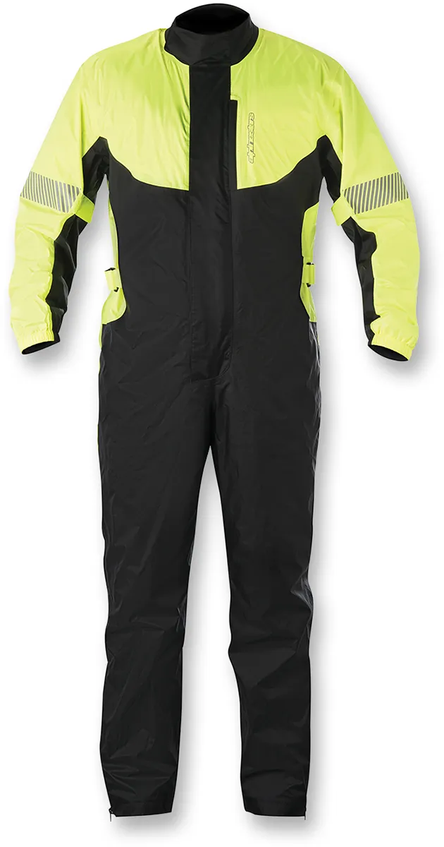 ALPINESTARS Hurricane Rainsuit - Yellow Fluorescent/Black - Large 3264617-551-L