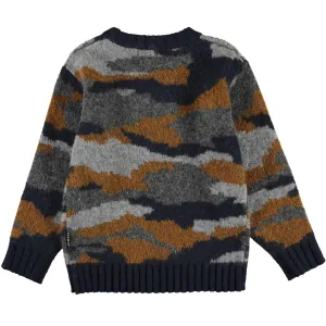 Bello Camo Knit Sweater  - FINAL SALE