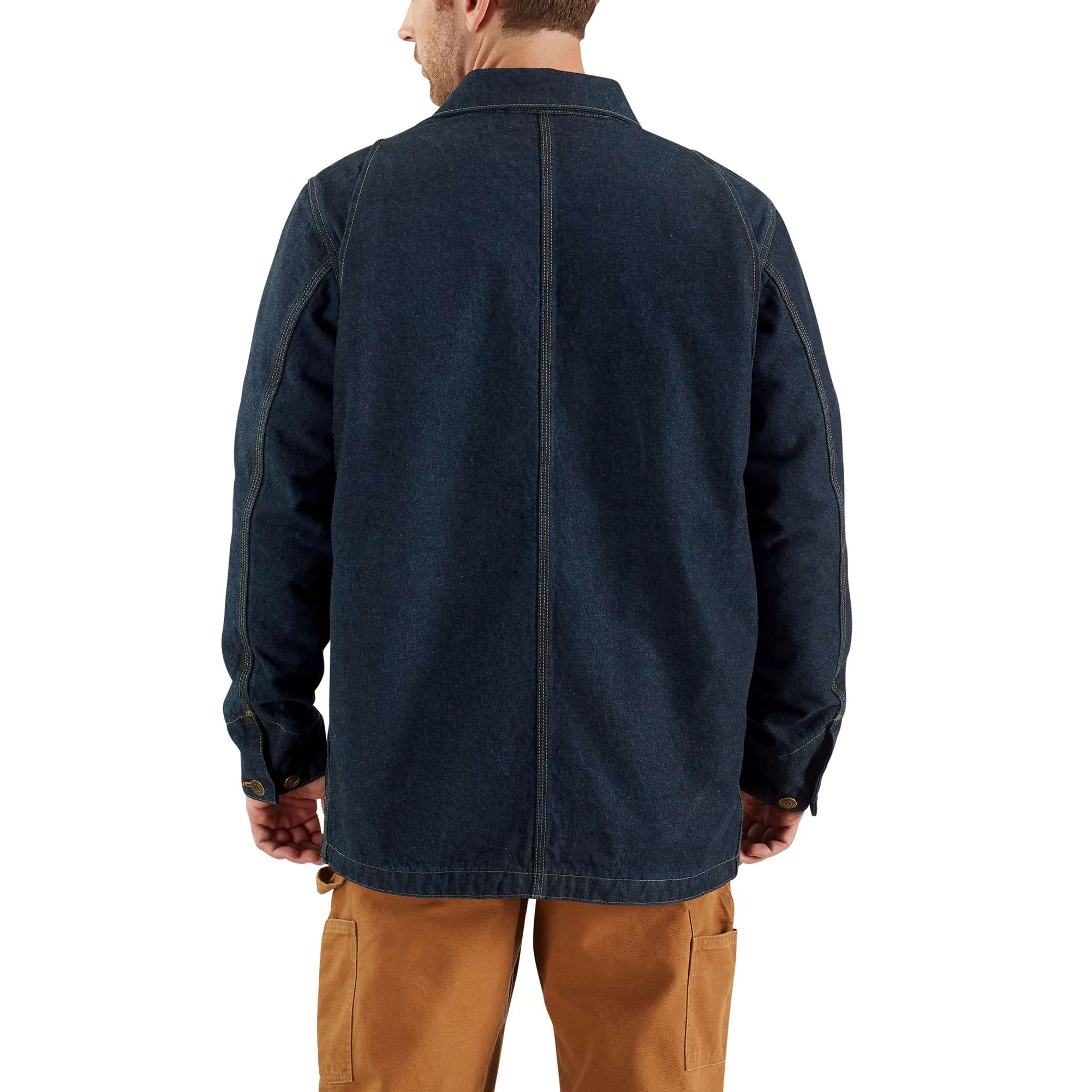 Carhartt x Faribault® Limited Edition Denim Chore Coat / Wool Blanket Lined