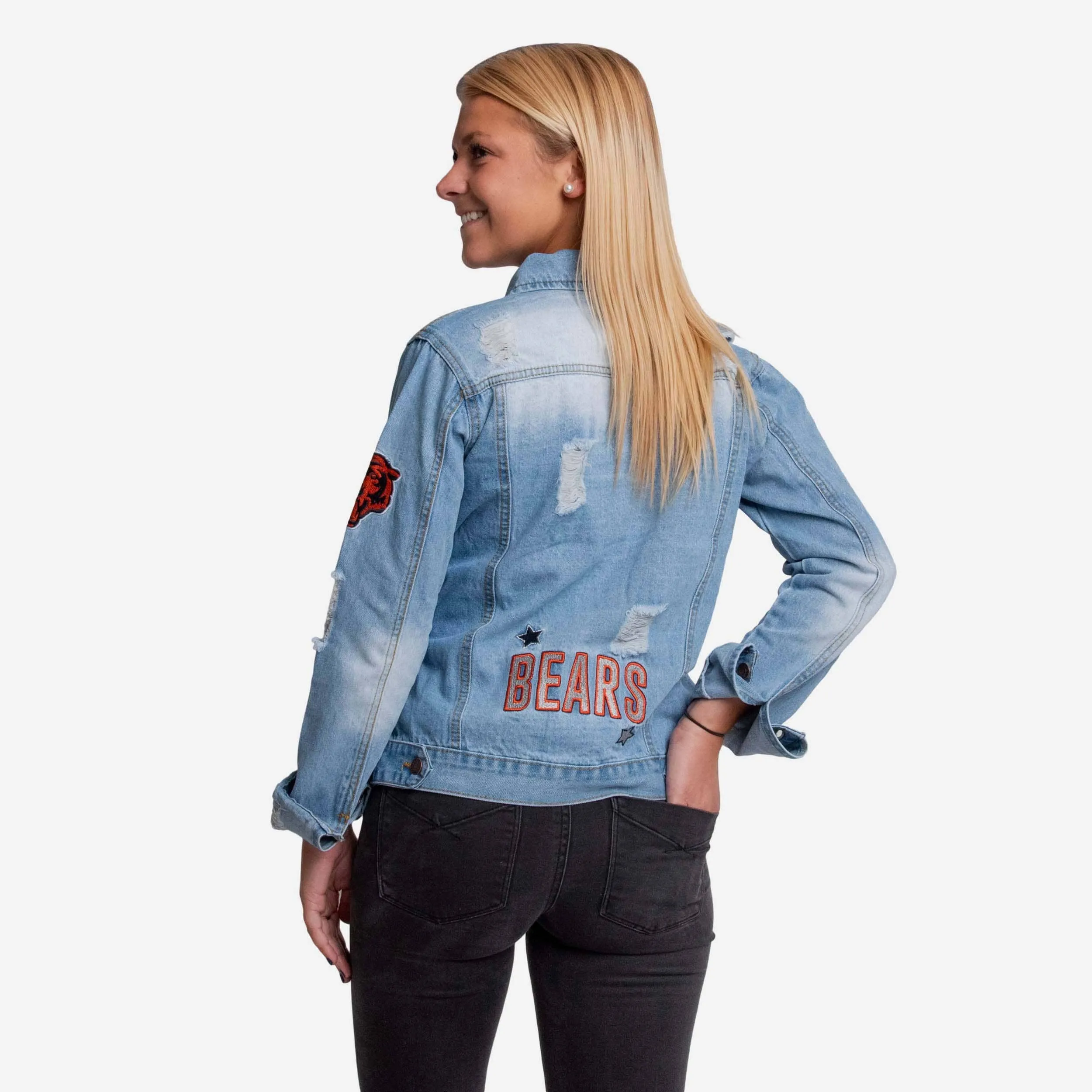 Chicago Bears Womens Denim Jacket