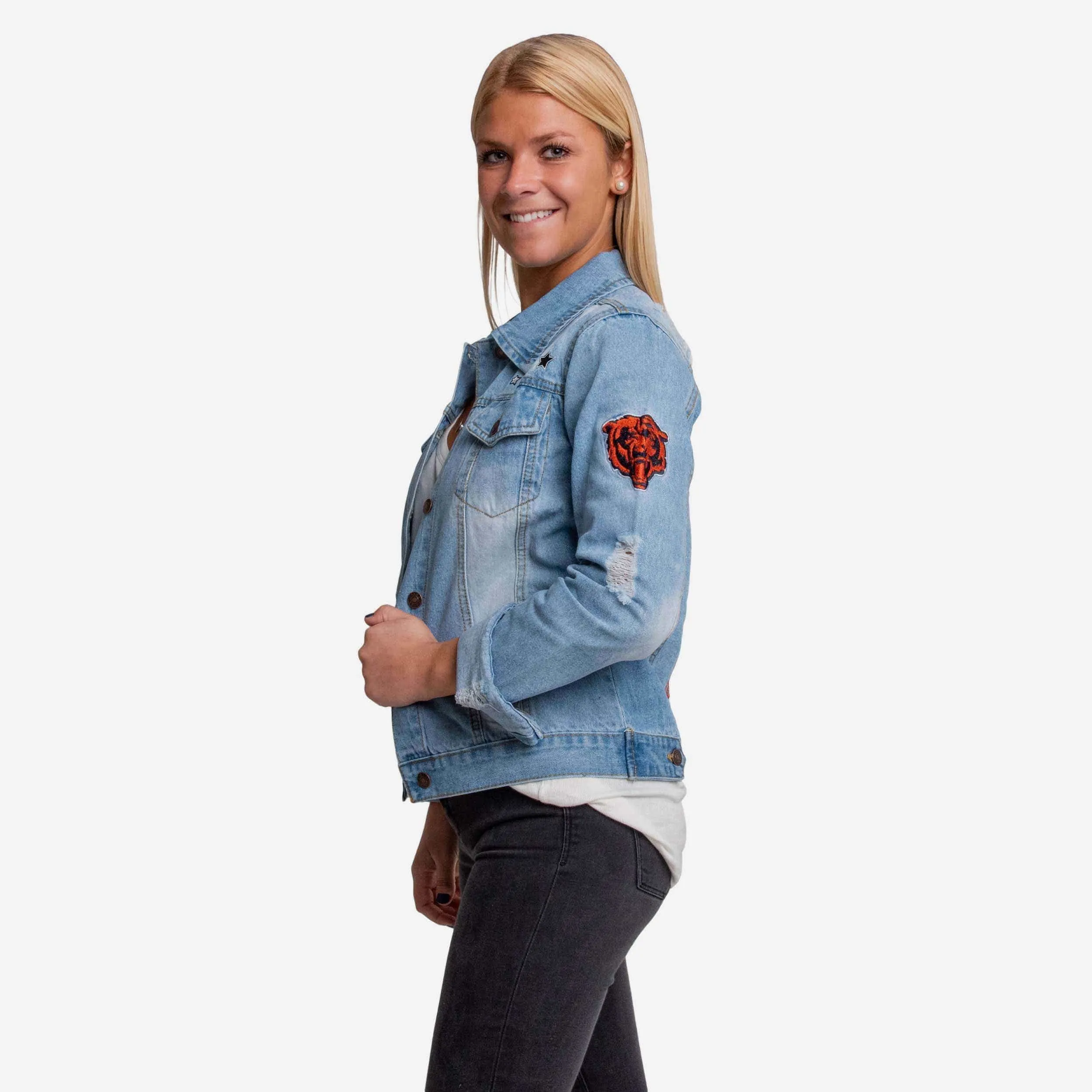 Chicago Bears Womens Denim Jacket