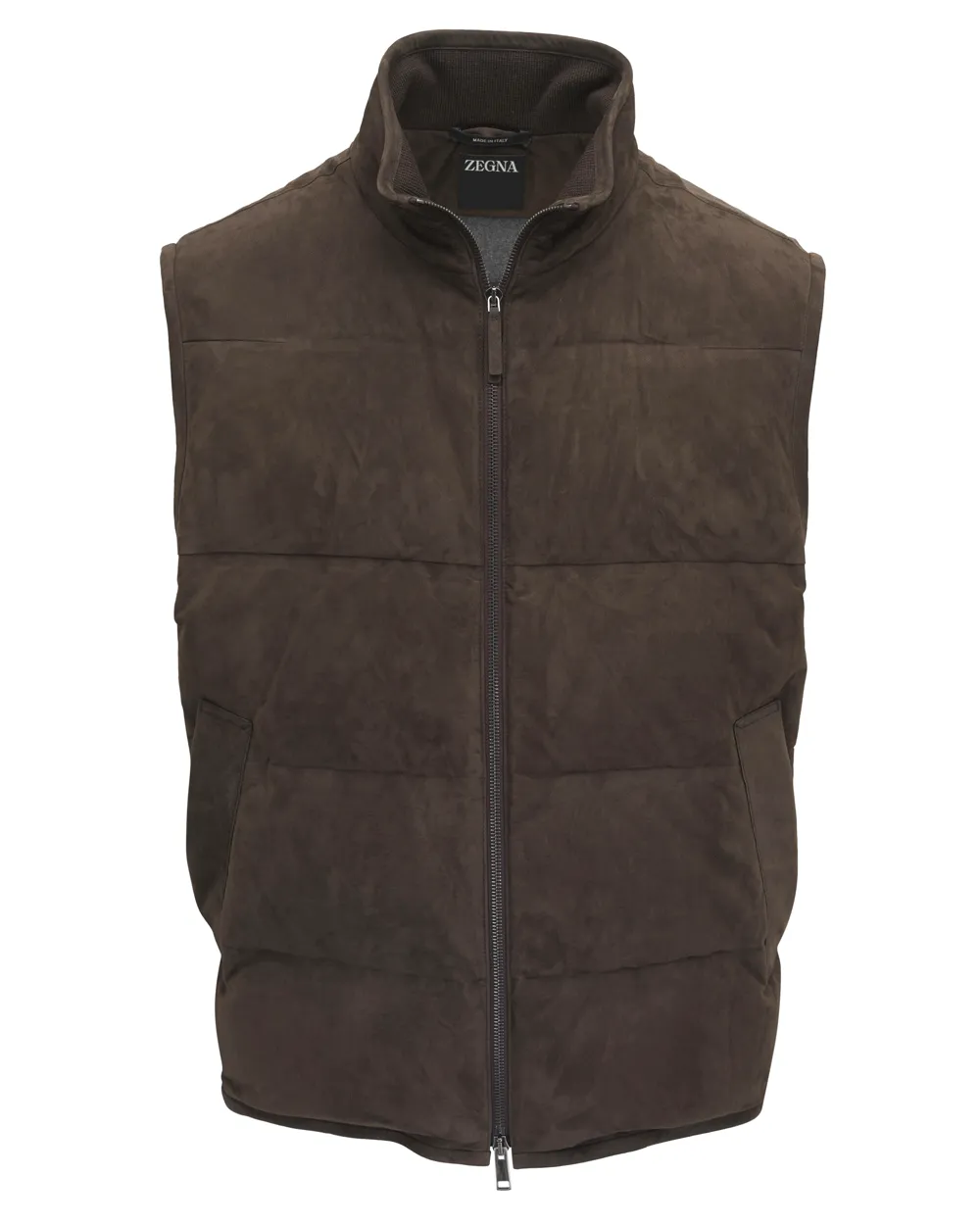 Chocolate Brown Suede Vest