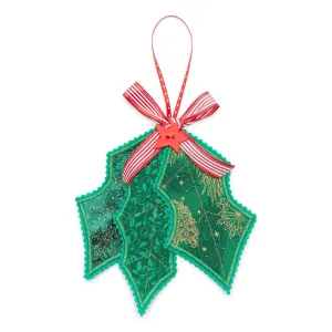 Coats & Clark Sewing Holly Sprig Ornament