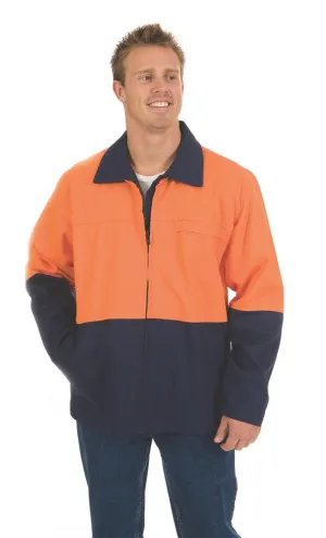 DNC Hi Vis Two Tone Protector Drill Jacket (3868)