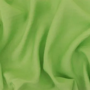 Green Rayon Challis Solid Woven Fabric