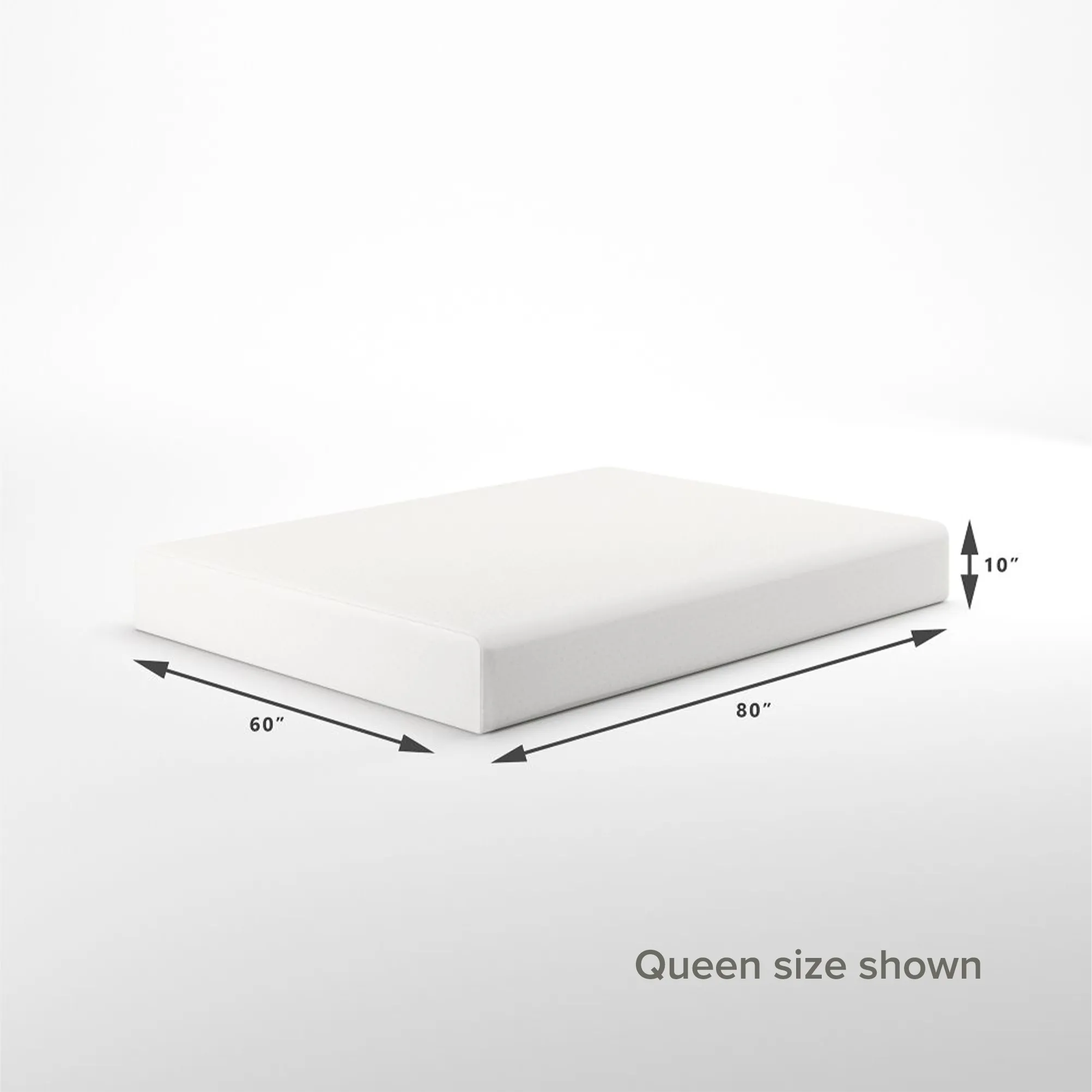 Green Tea Memory Foam Short Queen Mattress