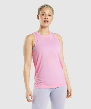 Gymshark Vital Seamless 2.0 Light Loose Tank - Sorbet Pink Marl