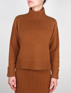 Hand Finished Turtleneck Cashmere Sweater