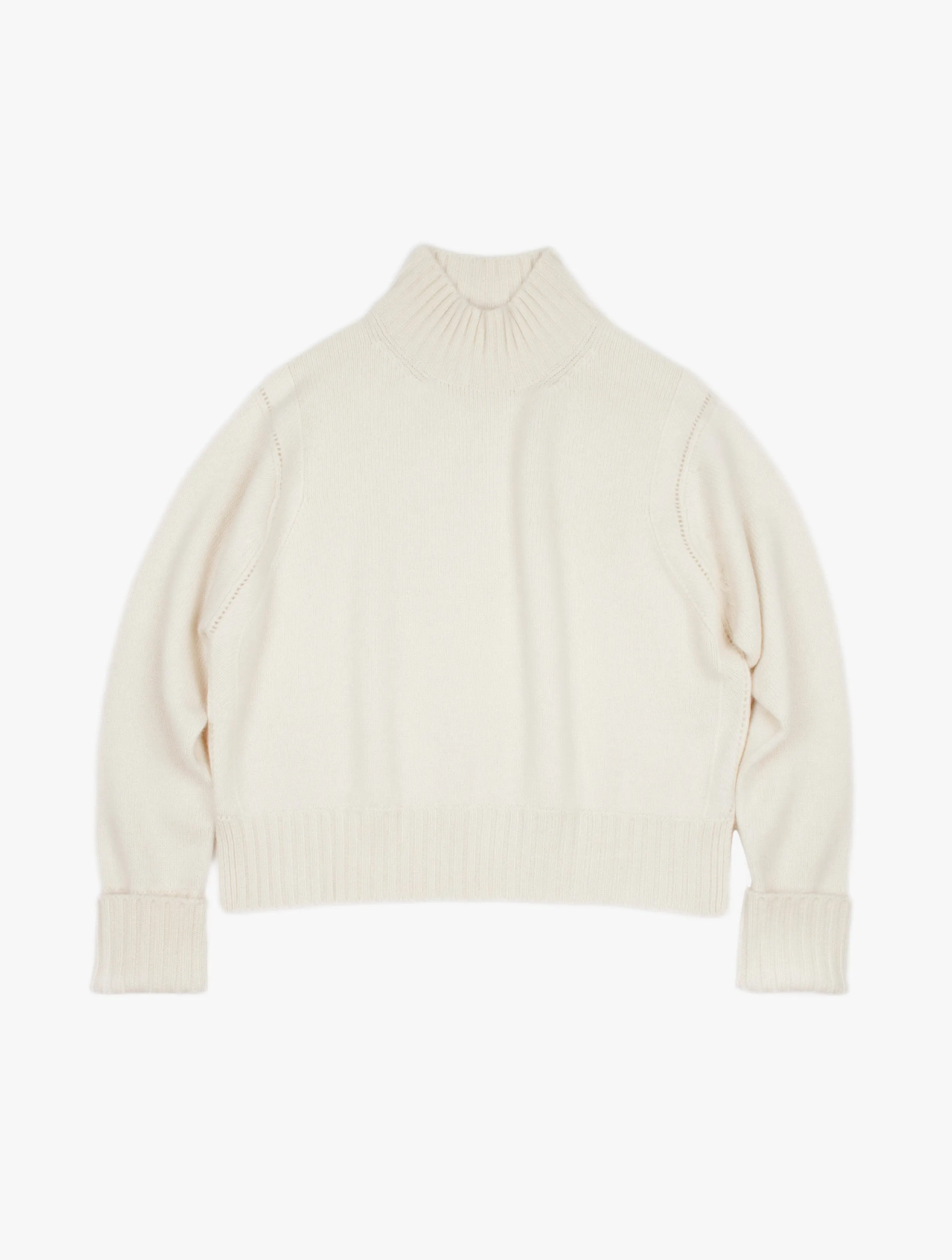 Hand Finished Turtleneck Cashmere Sweater