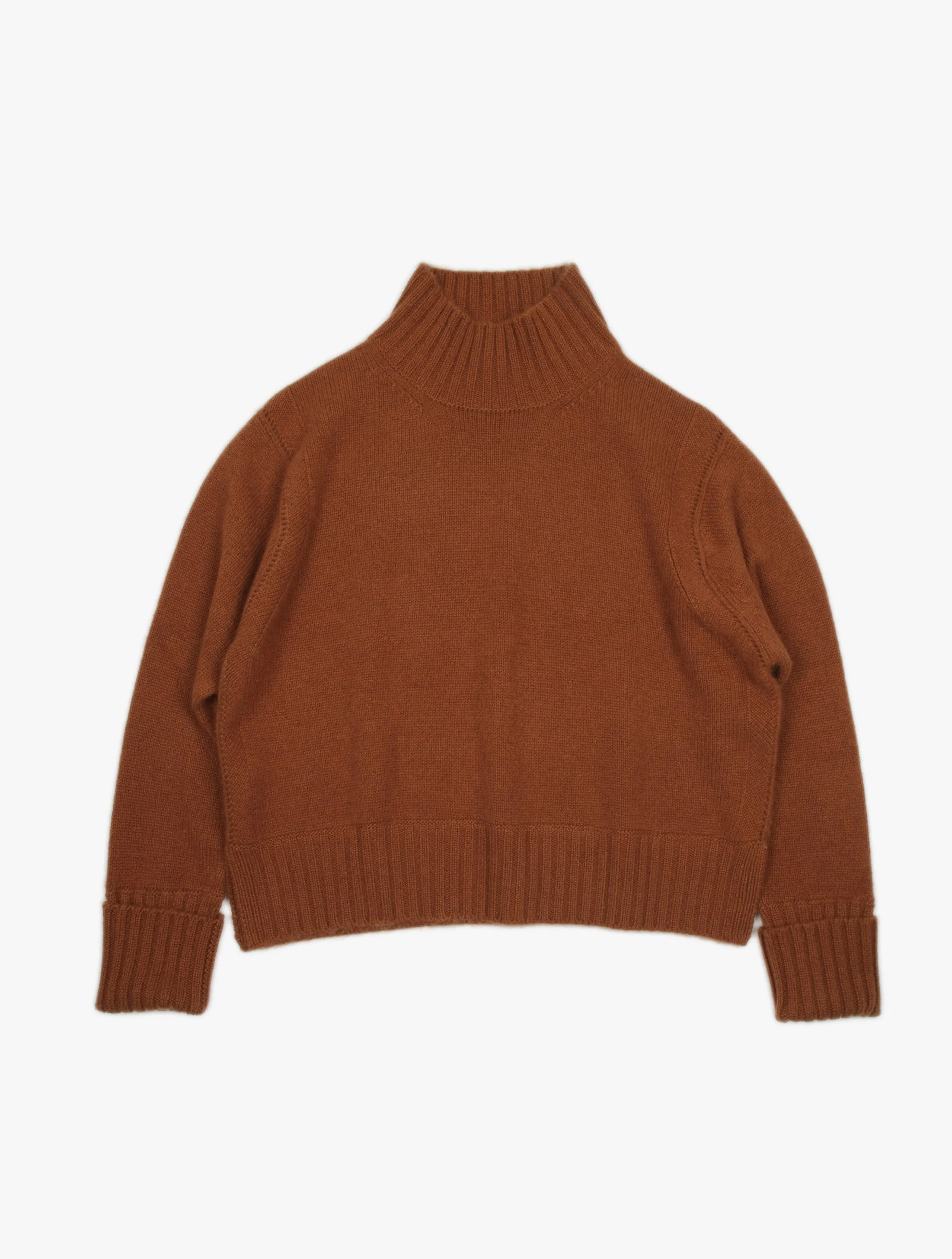 Hand Finished Turtleneck Cashmere Sweater