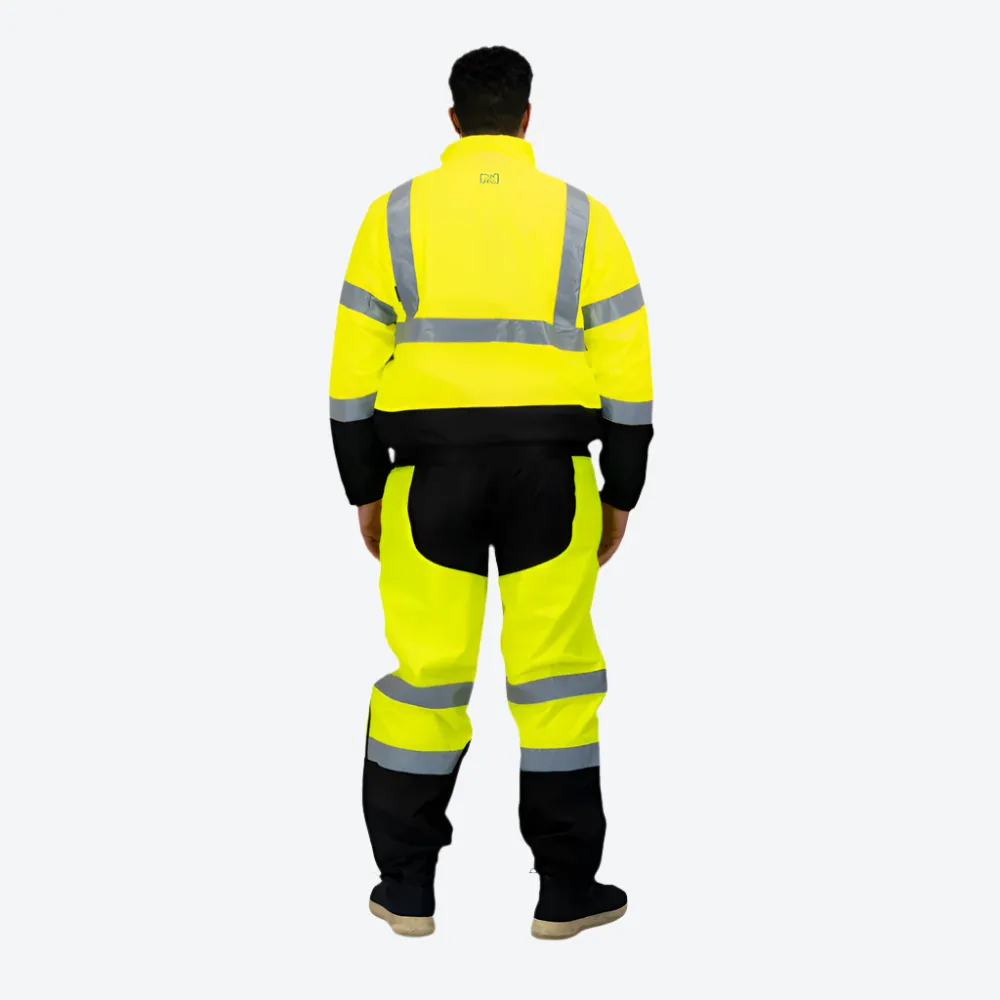 Hi-Vis Heated Rain Pants Men's