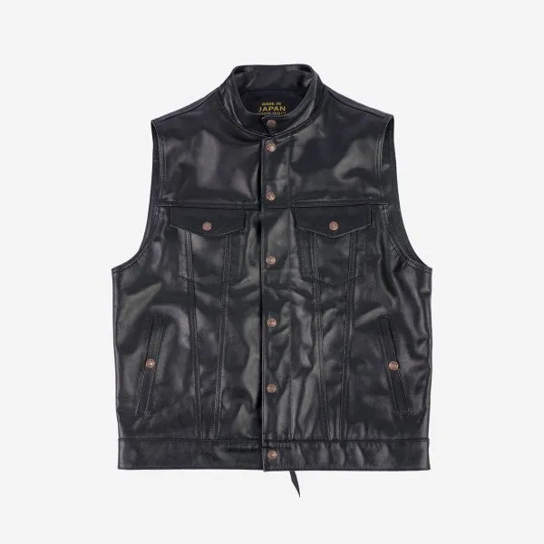 Iron Heart IHV-45 Japanese Steerhide Modified Type III Vest Black