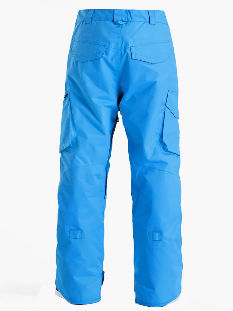 Men's High Windproof Waterproof Blue Snowboarding Pants&Ski Pants