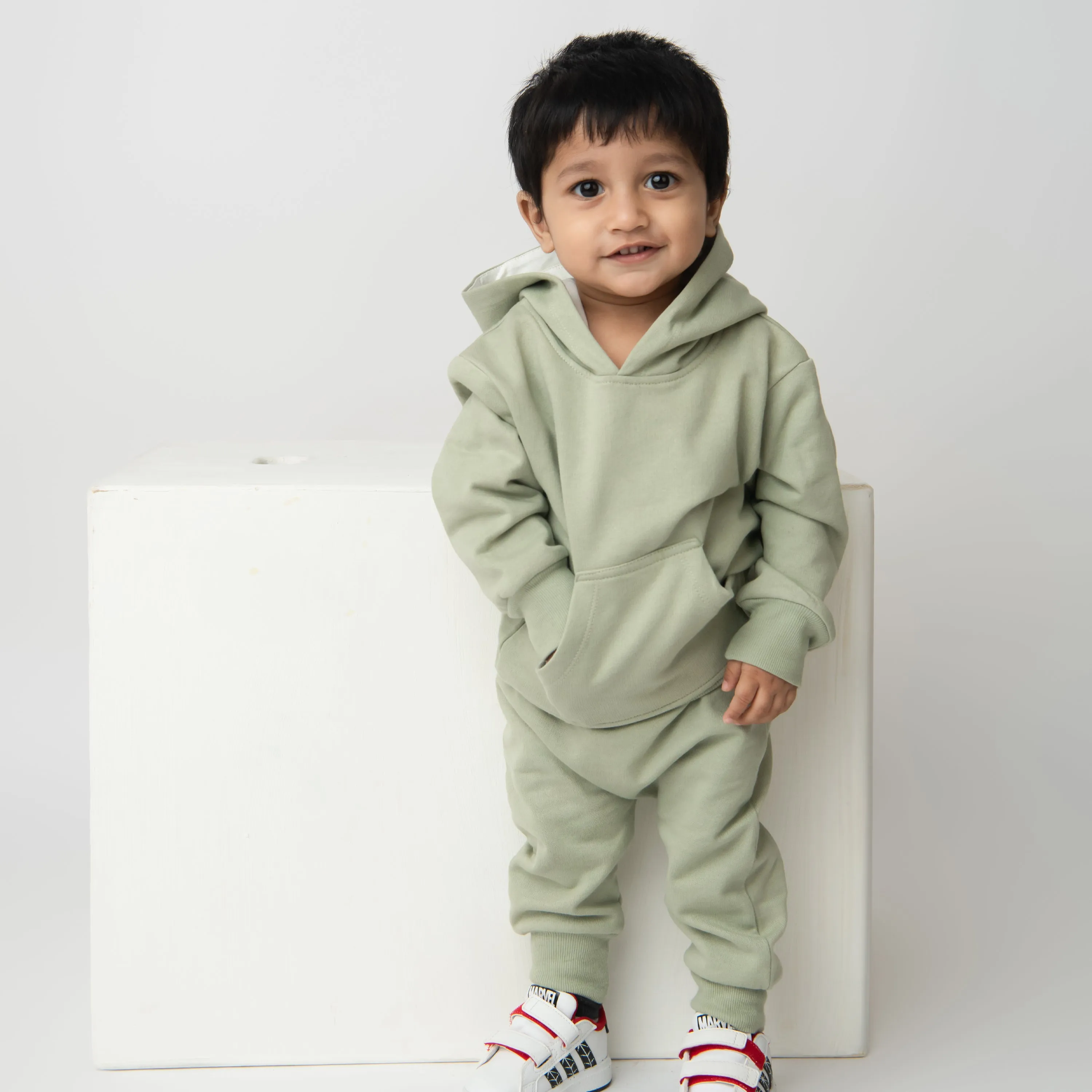 Organic Fleece Hoodie & Jogger Set