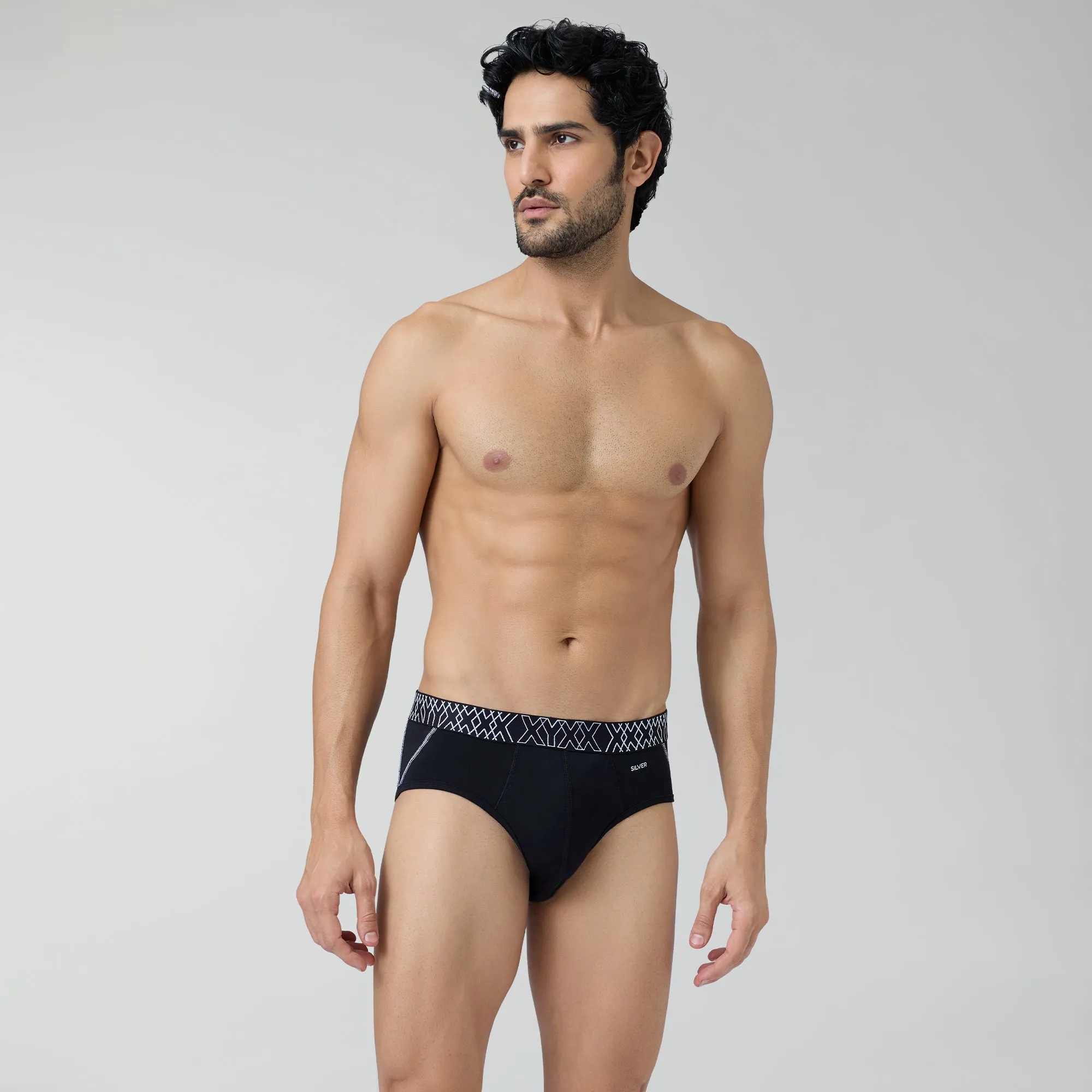 Sprint Cotton Stretch Briefs Black Knight