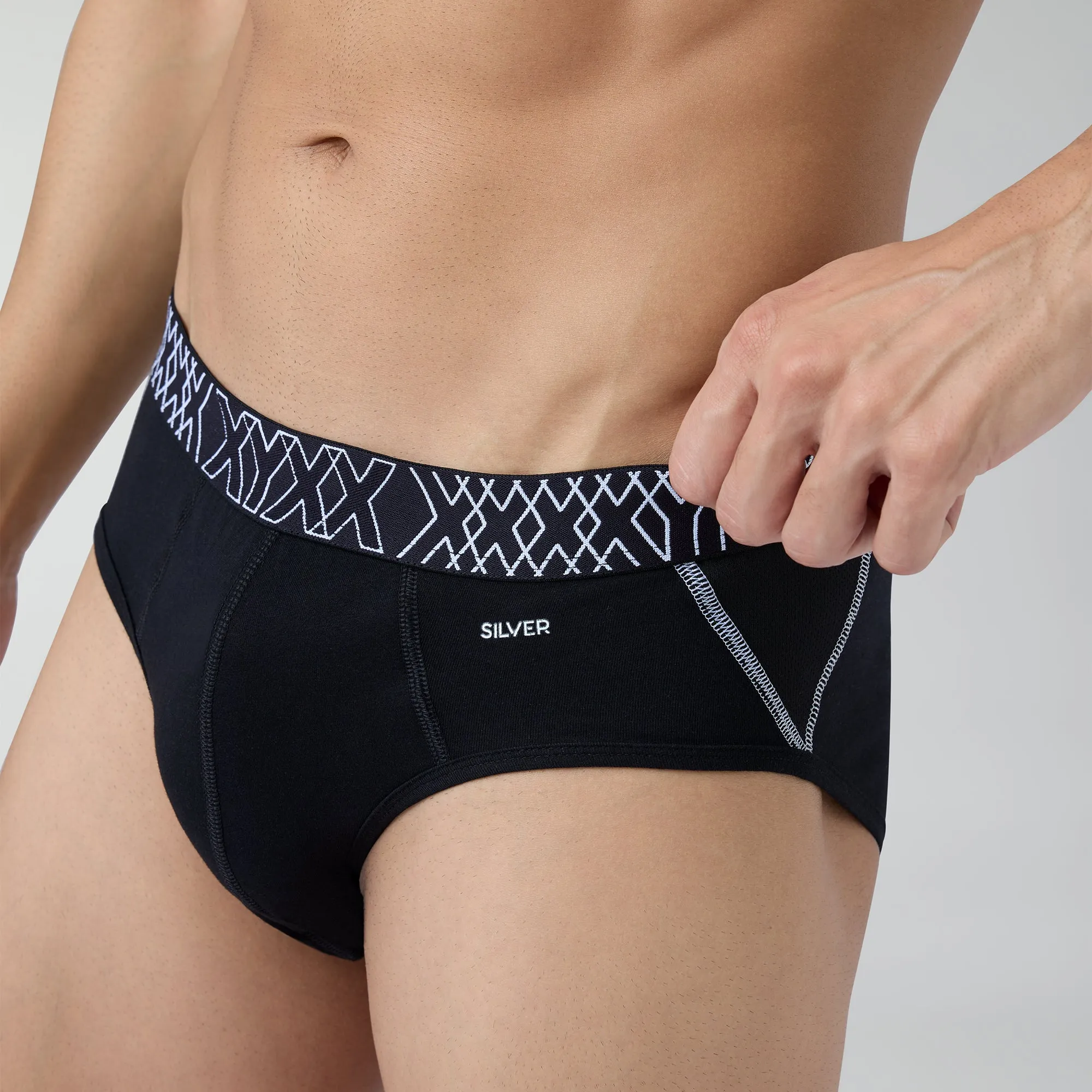 Sprint Cotton Stretch Briefs Black Knight