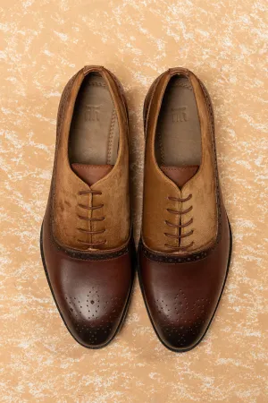 Tan Classic Lace Up Brogue