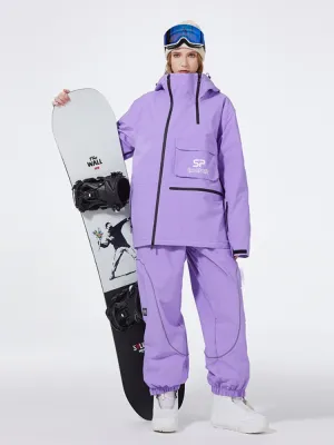 Trendy 2025 Ski Suits Women's Windproof Snowboarding Jacket & Pants