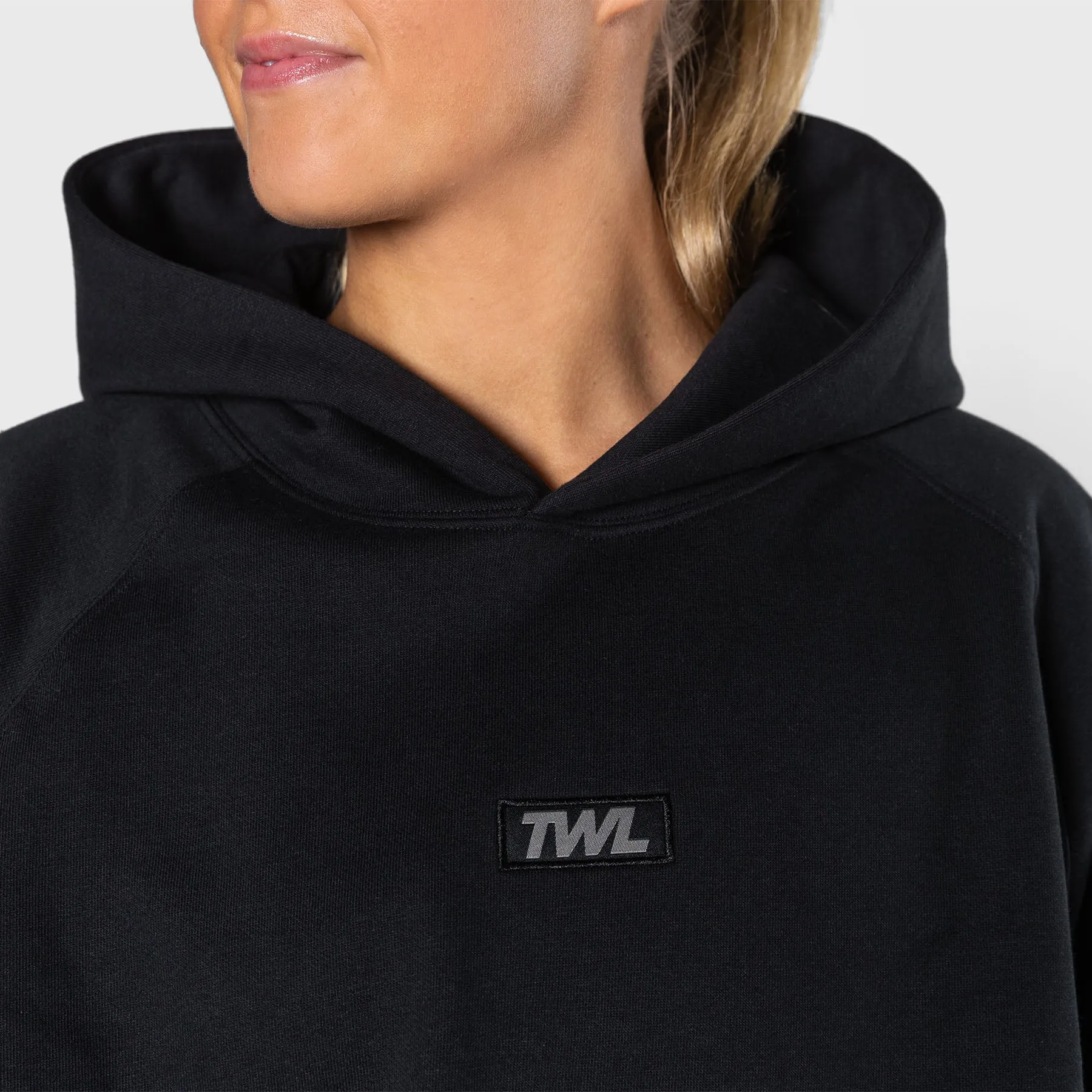 TWL - ALTITUDE OVERSIZED HOODIE - BLACK