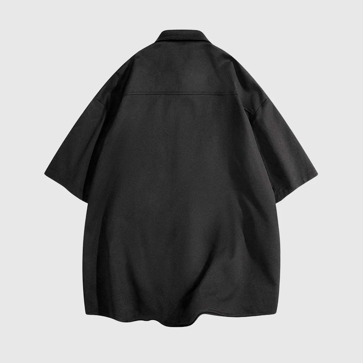 Two-Tone Oversized Utility Shirts