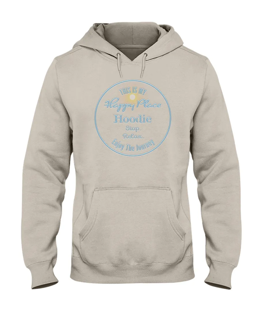 Unisex This Is My Happy Place Hoodie Fleece Hooded Sweatshirt