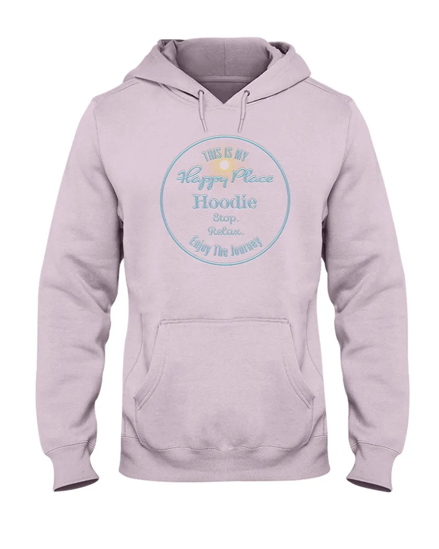 Unisex This Is My Happy Place Hoodie Fleece Hooded Sweatshirt