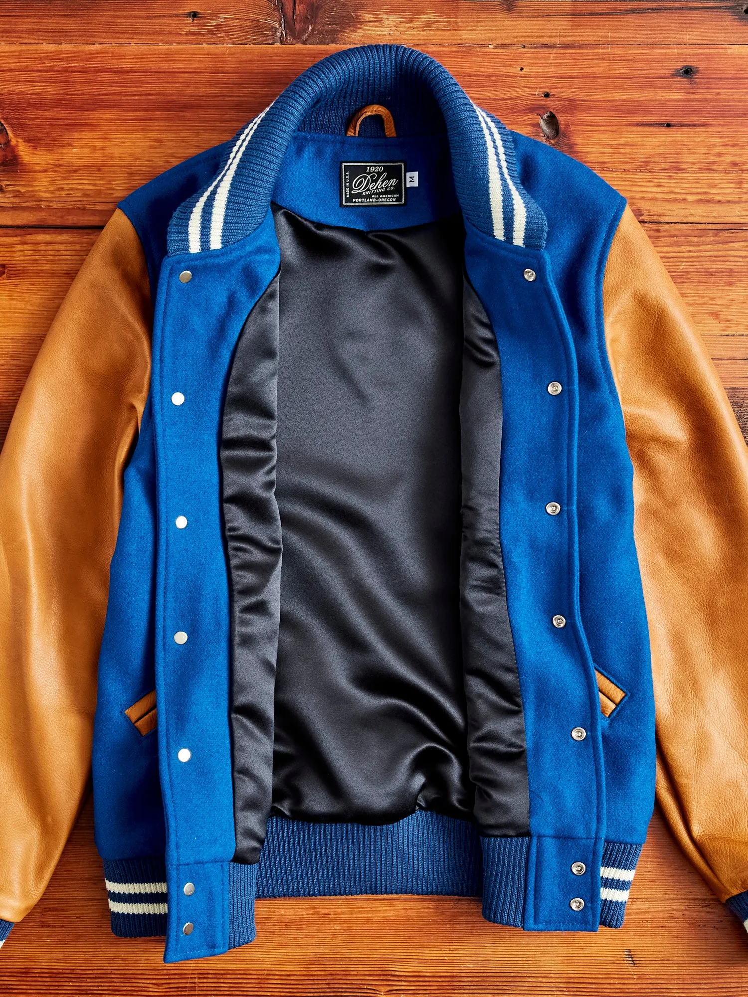 Varsity Jacket in Royal Rust