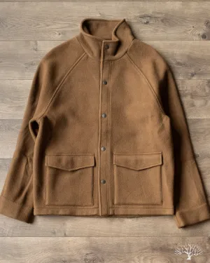 Welding Jacket - Tobacco Melton Wool