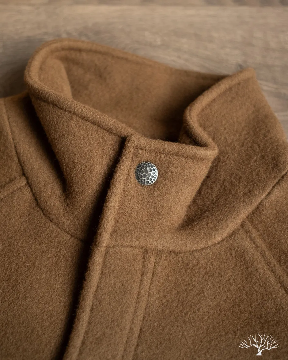 Welding Jacket - Tobacco Melton Wool