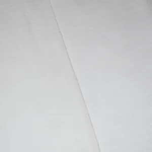 Wing White Tubular Slubbed Jersey Knit Fabric